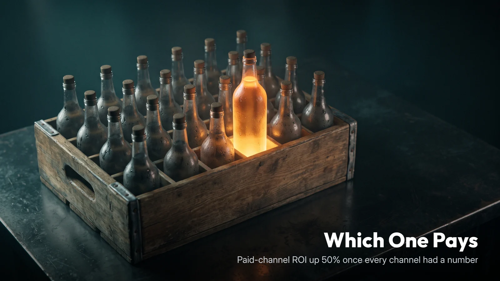 Paid-channel ROI up 50%, customer acquisition cost down 22%, sales efficiency up 18%