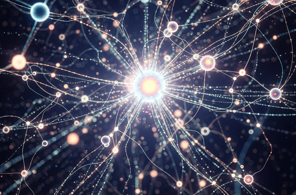 AI neural network visualization