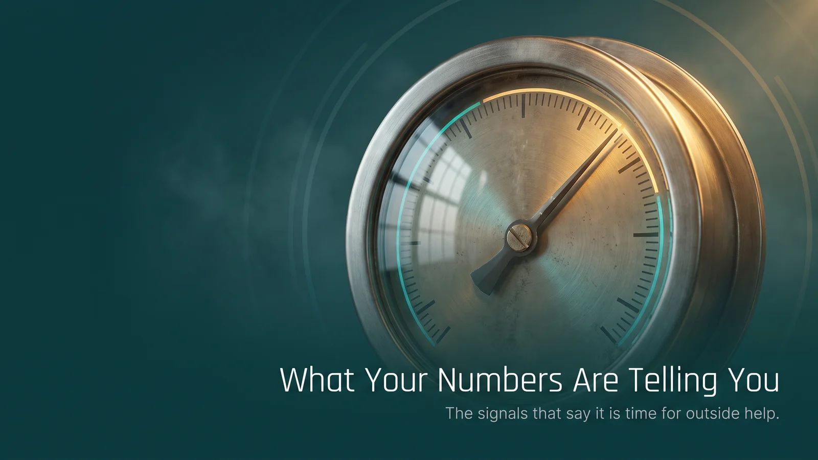 What Your Operating Numbers Say About Whether You Need Outside Help